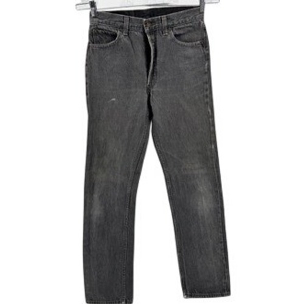 Vintage Levis 501 Jeans Mens 30x32 Faded Black Straight Leg Button Fly USA Y2k
